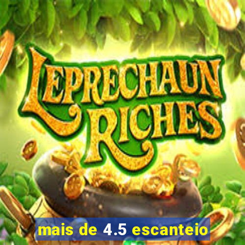 mais de 4.5 escanteio